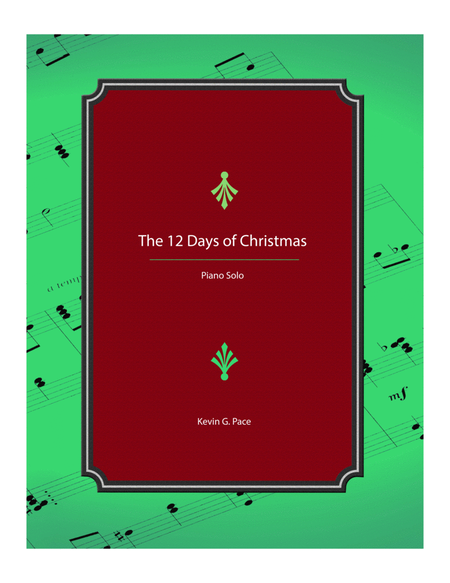 The 12 Days of Christmas - piano solo image number null