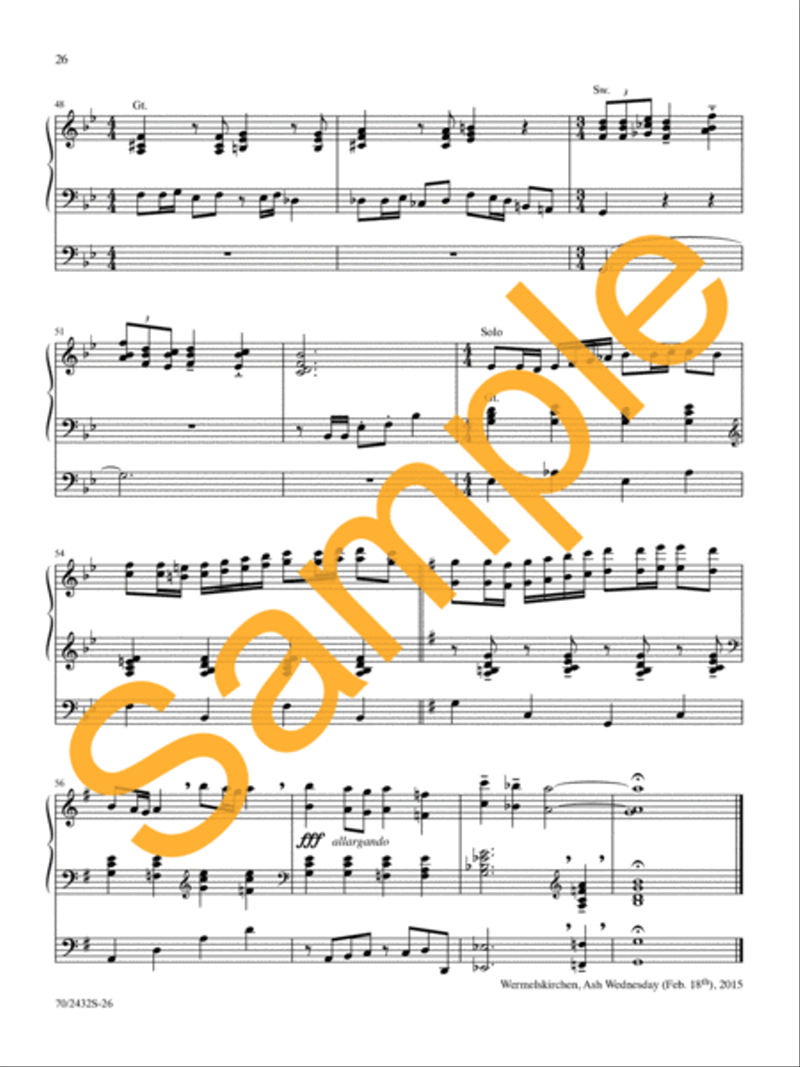 An Array of Voluntaries Organ Solo scores gallery preview page 19