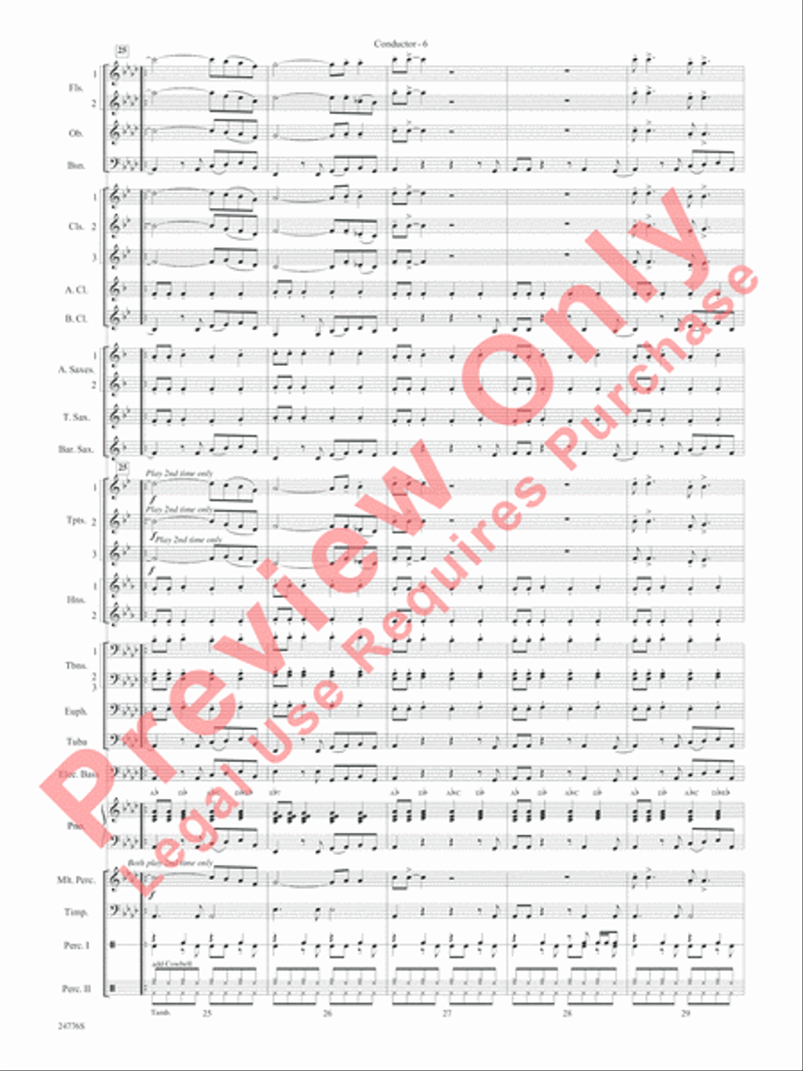Rolling Stones: The Music Tour Concert Band scores gallery preview page 9