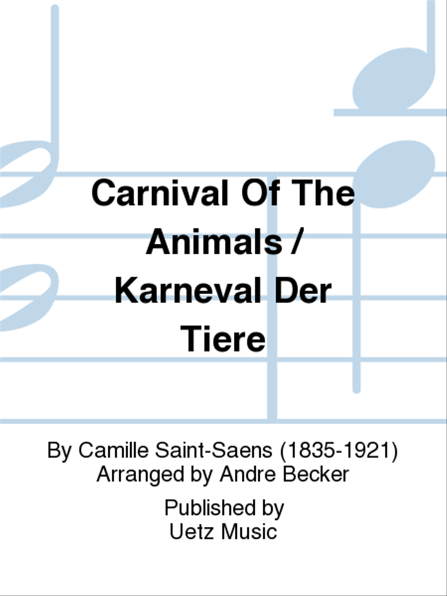 Karneval der Tiere Horn scores gallery preview page 1