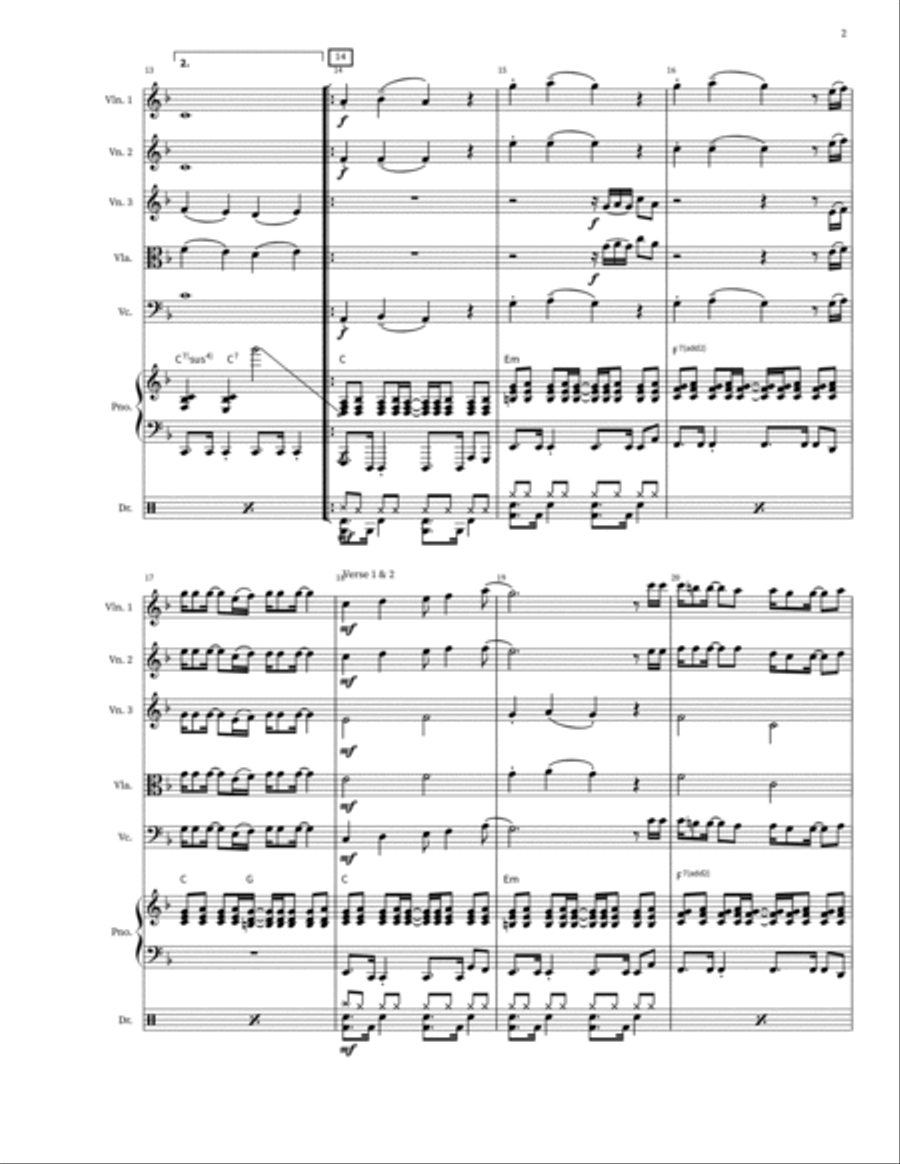 Come On Eileen Come On Eileen Cello scores gallery preview page 2