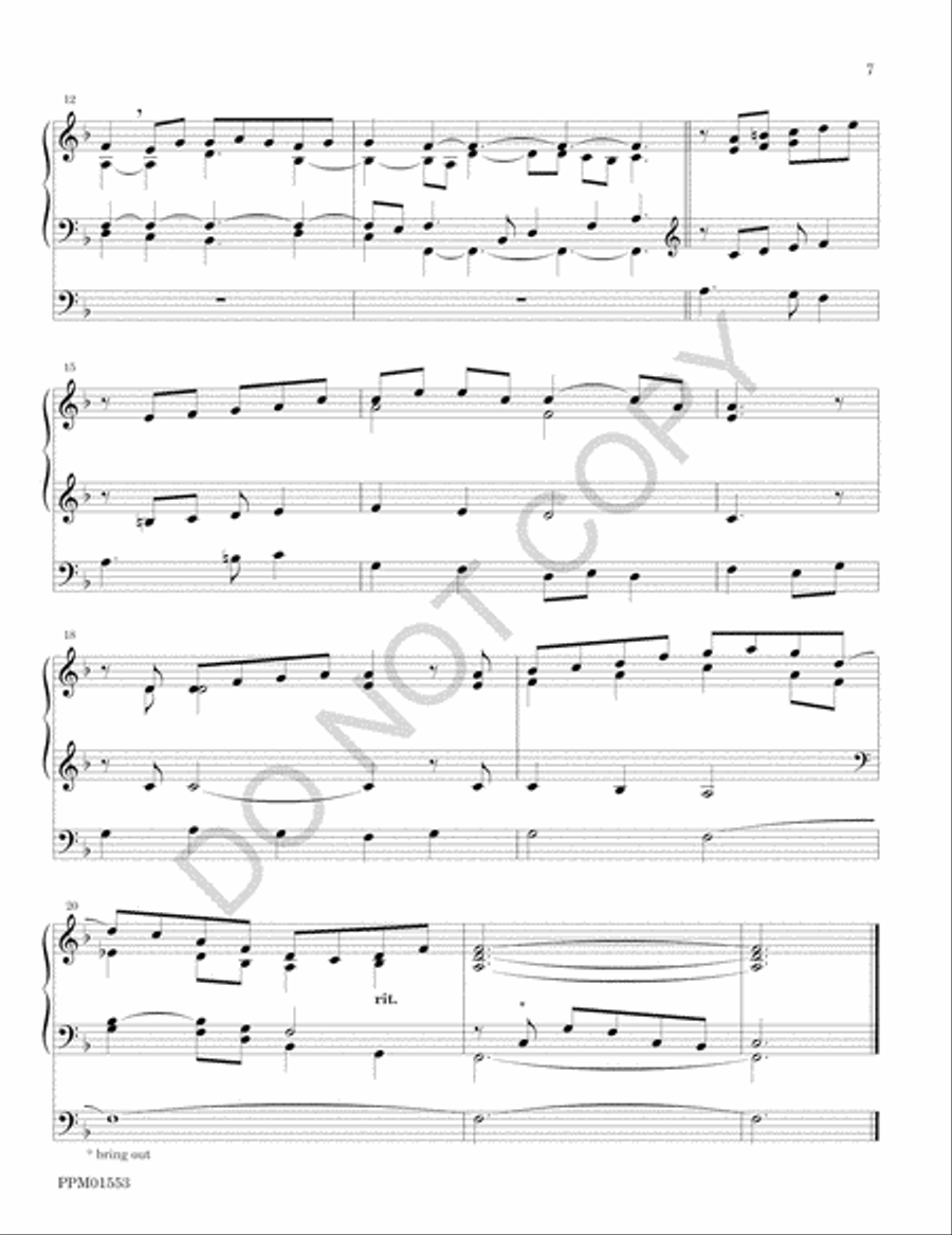 Five Plainsong Preludes for Organ Organ Solo scores gallery preview page 10