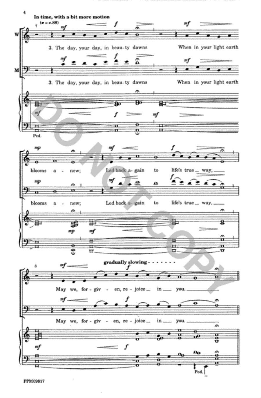 O Sun of Justice O Sun of Justice 2-Part scores gallery preview page 5