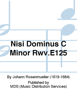 Nisi Dominus C minor RWV.E125