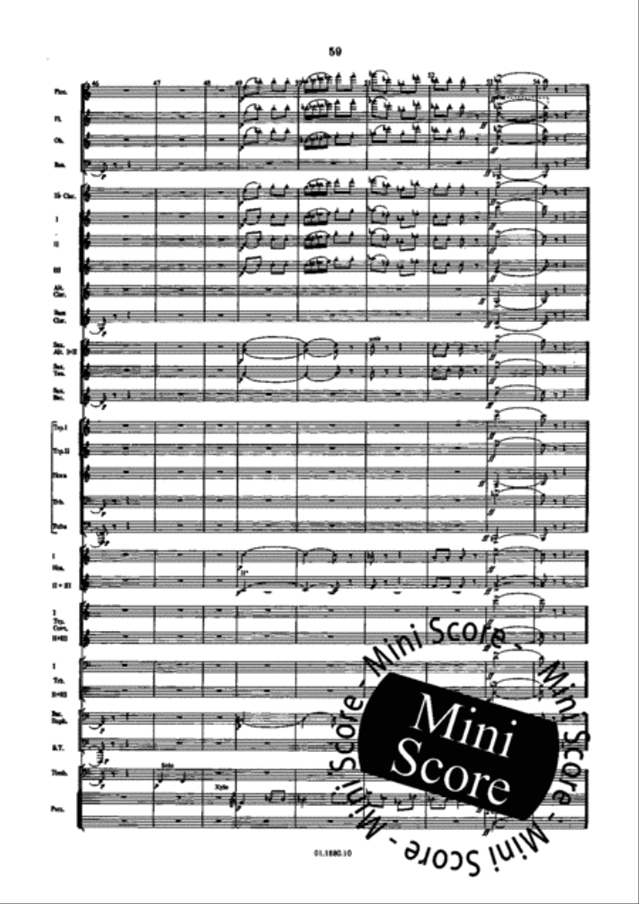 Mascarade for Brassquintet Concert Band scores gallery preview page 63