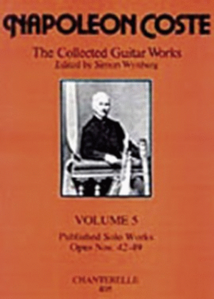 Book cover for The Collected Guitar Works Op. 42 - 49 Band 5