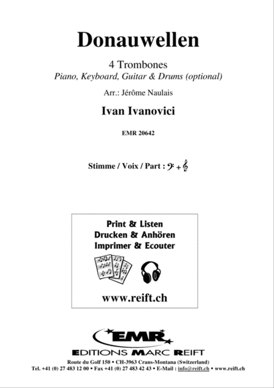 Donauwellen Donauwellen Trombone Quartet scores gallery preview page 2