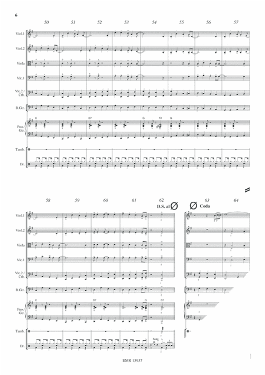 Swingle Bells String Quintet scores gallery preview page 7