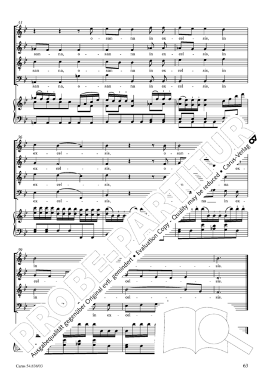 Requiem in B 4-Part scores gallery preview page 68
