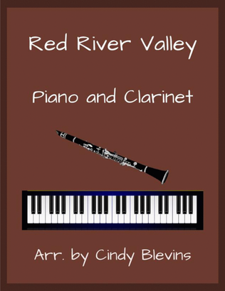 Book cover for Red River Valley, for Piano and Clarinet