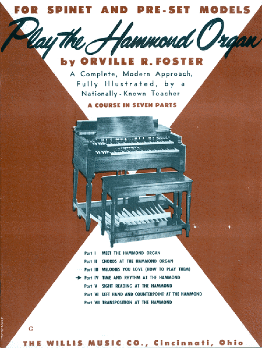 Play the Hammond Organ Pt 4 Organ scores gallery preview page 1