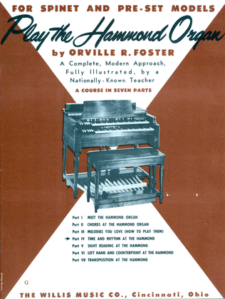 Book cover for Play the Hammond Organ Pt 4