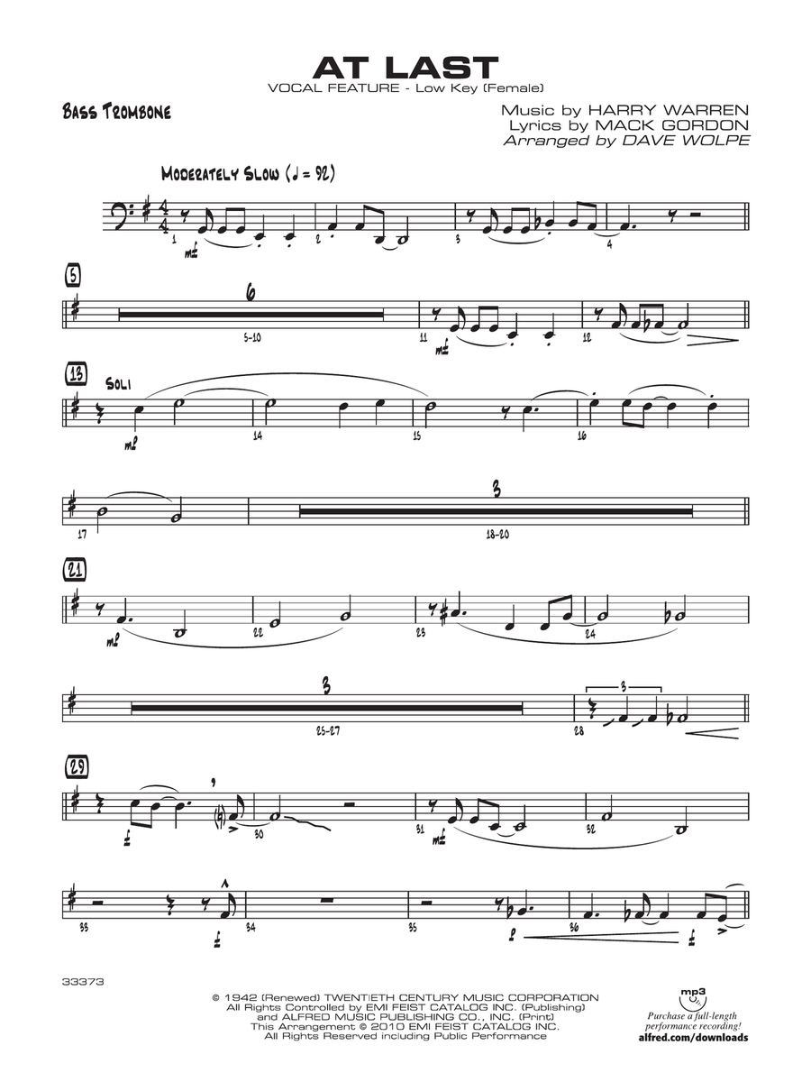 At Last: Bass Trombone