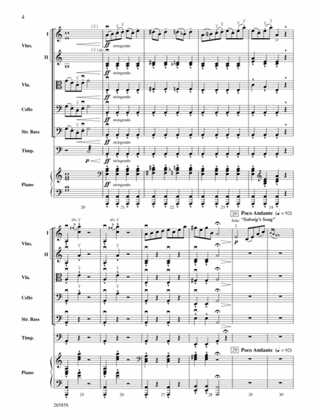 A Grieg Portrait: Score