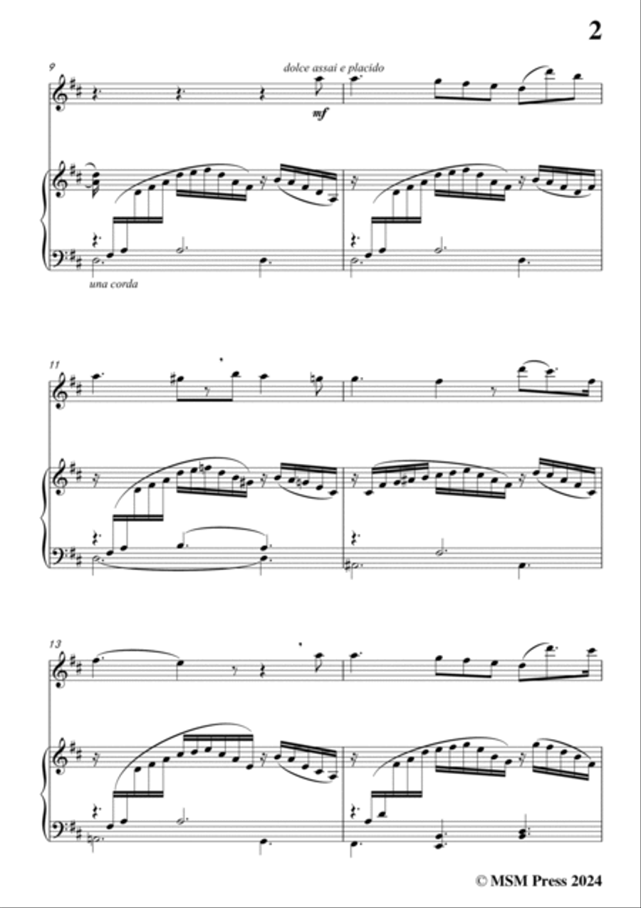 Berlioz-Le Spectre de la Rose,for Violin and Piano Voice scores gallery preview page 3