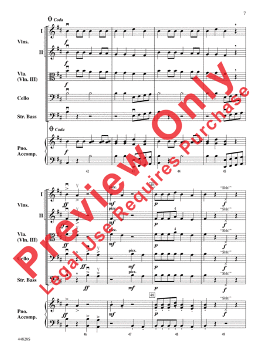 Ninja Ninja String Orchestra scores gallery preview page 16