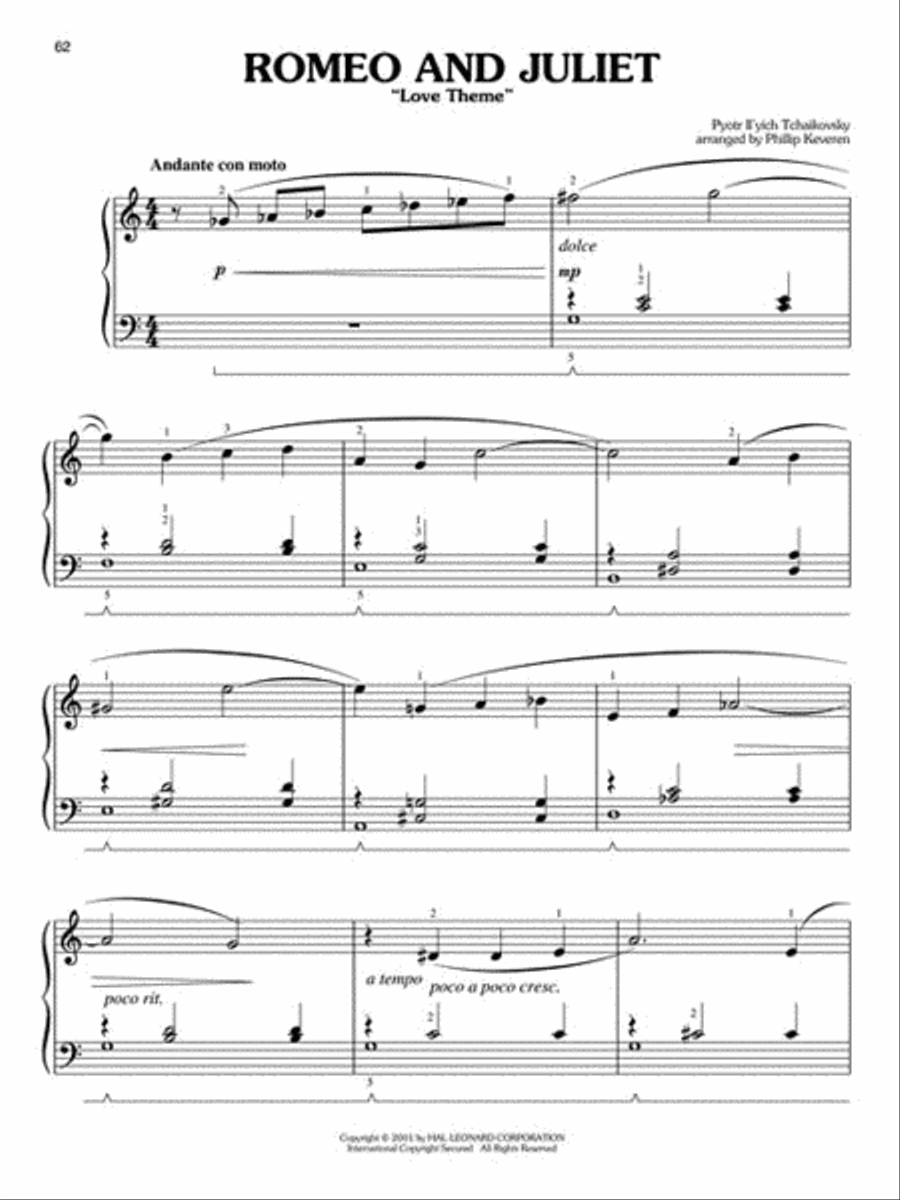 21 Great Classics Easy Piano scores gallery preview page 3