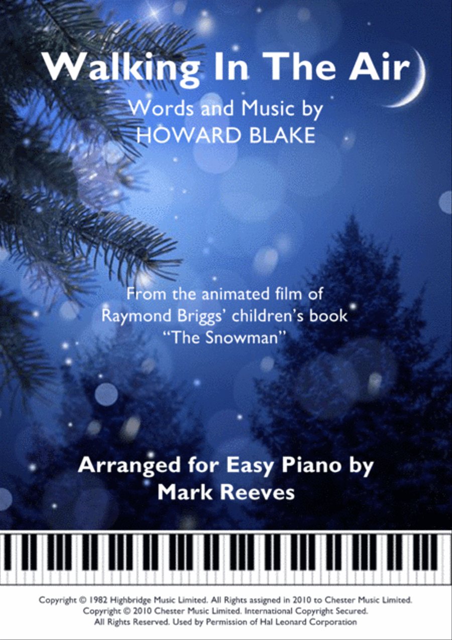 Walking In The Air Easy Piano scores gallery preview page 1