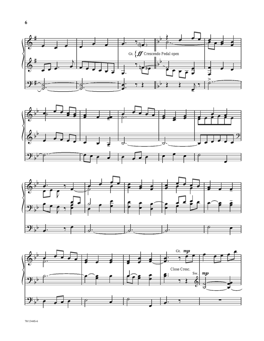 Wood Works for Organ, Book 4 Organ scores gallery preview page 6