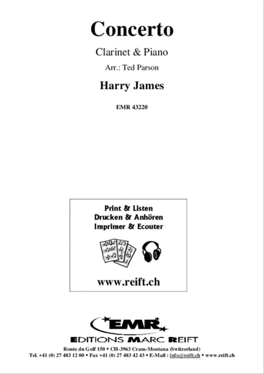 Concerto Clarinet Solo scores gallery preview page 2