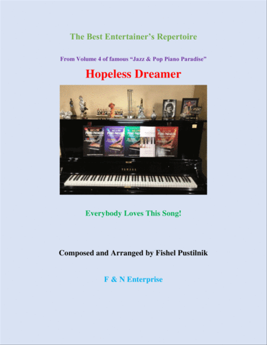 Hopeless Dreamer Piano Solo scores gallery preview page 1