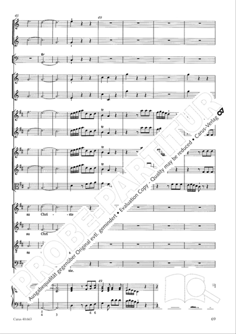 Mass in D minor (Missa in d) ATB scores gallery preview page 85