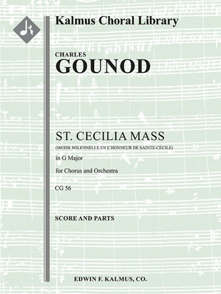 Book cover for Messe Solennelle de Ste. Cecile (St. Cecilia Mass)