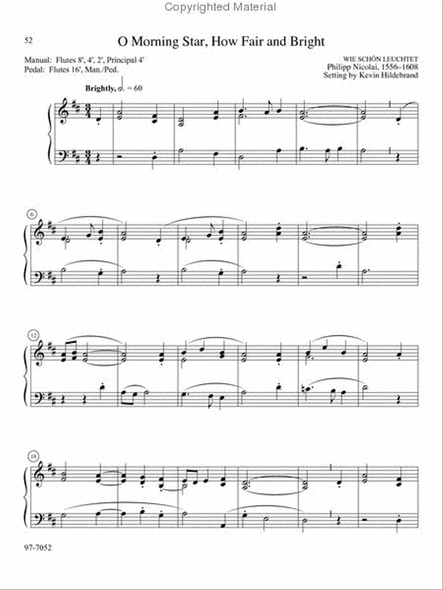 Musica Sacra: Easy Hymn Preludes for Organ, Vol. 3