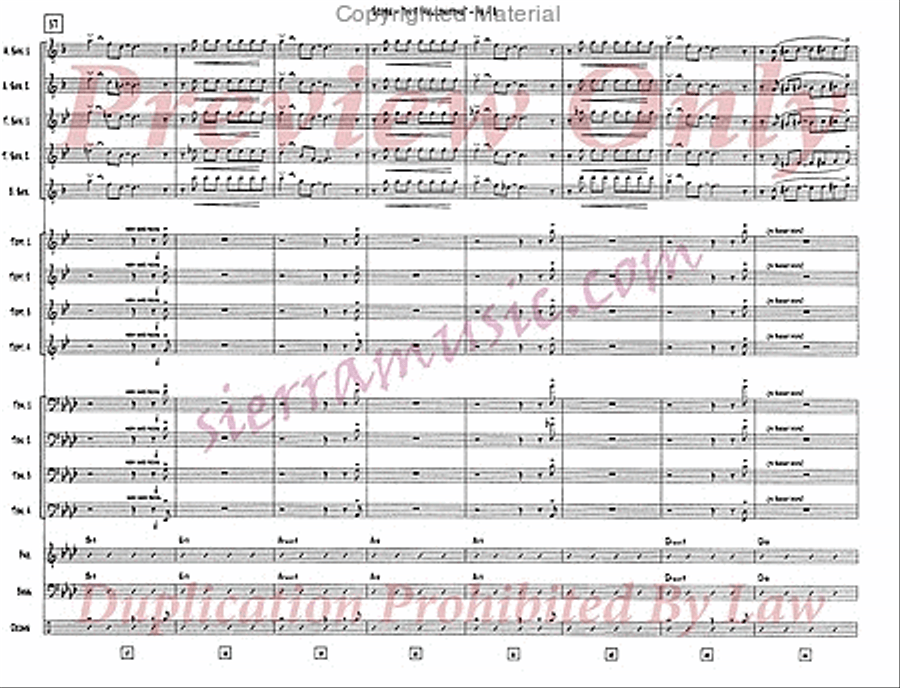 In A Mellow Tone Big Band scores gallery preview page 9