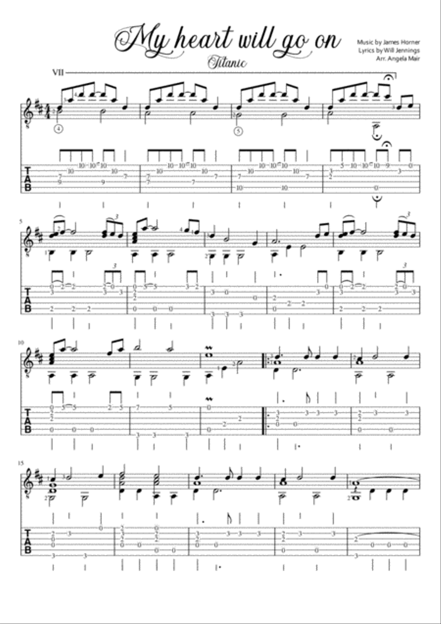 Heart will go on guitar store