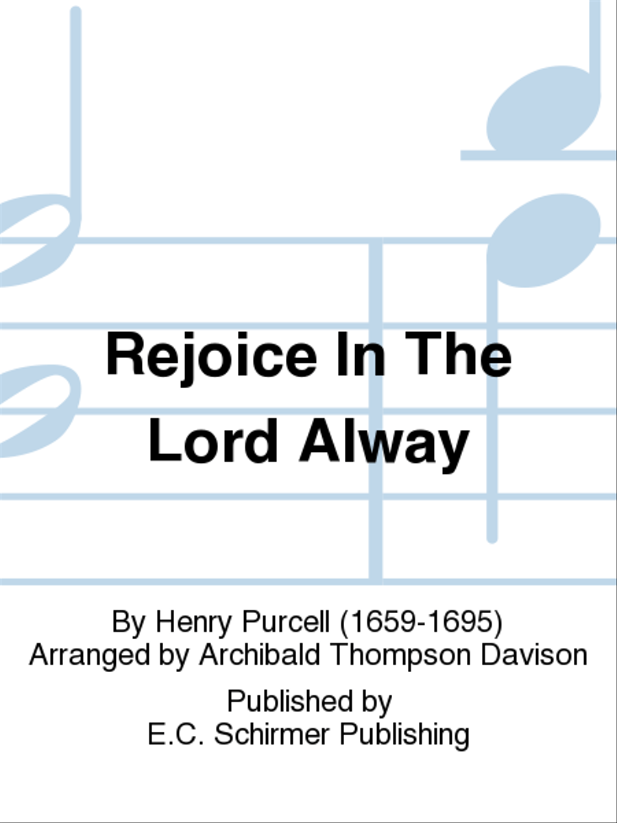 Rejoice In The Lord Alway