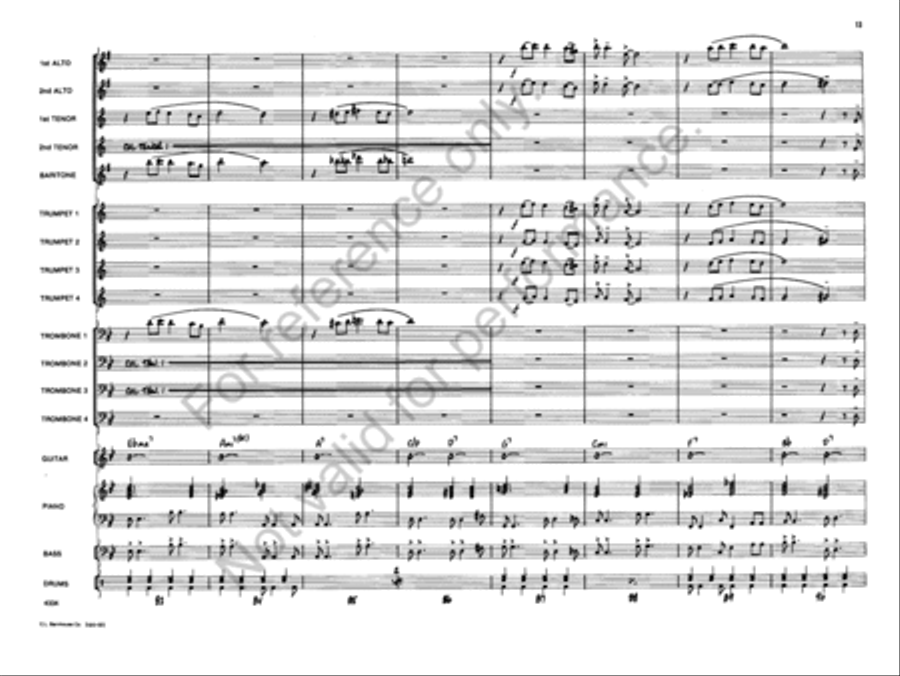 Gospel John Jazz Ensemble scores gallery preview page 13