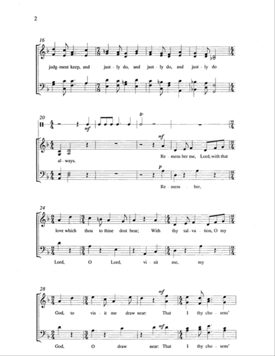 Give Praise and Thanks 4-Part scores gallery preview page 3