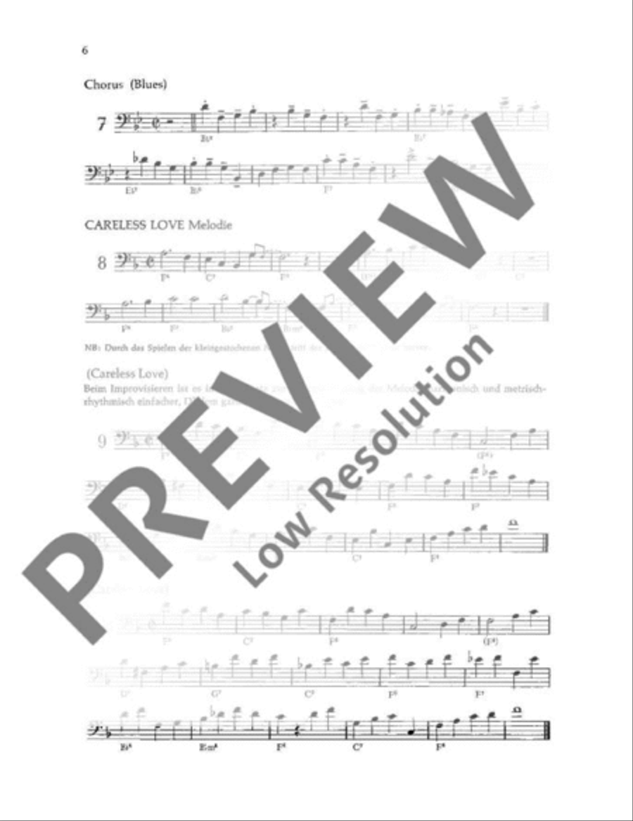 Anleitung zur Improvisation Trombone scores gallery preview page 7