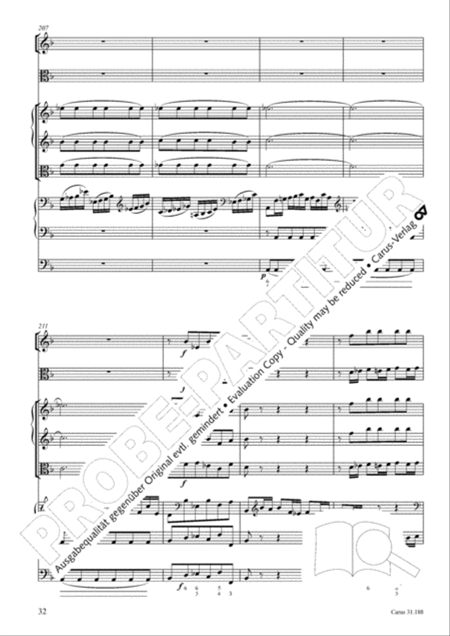 I have placed all my confidence (Ich habe meine Zuversicht) 4-Part scores gallery preview page 33