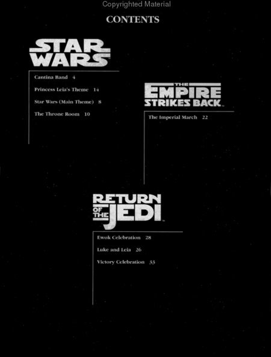 Music from The Star Wars Trilogy – Special Edition Easy Piano scores gallery preview page 2