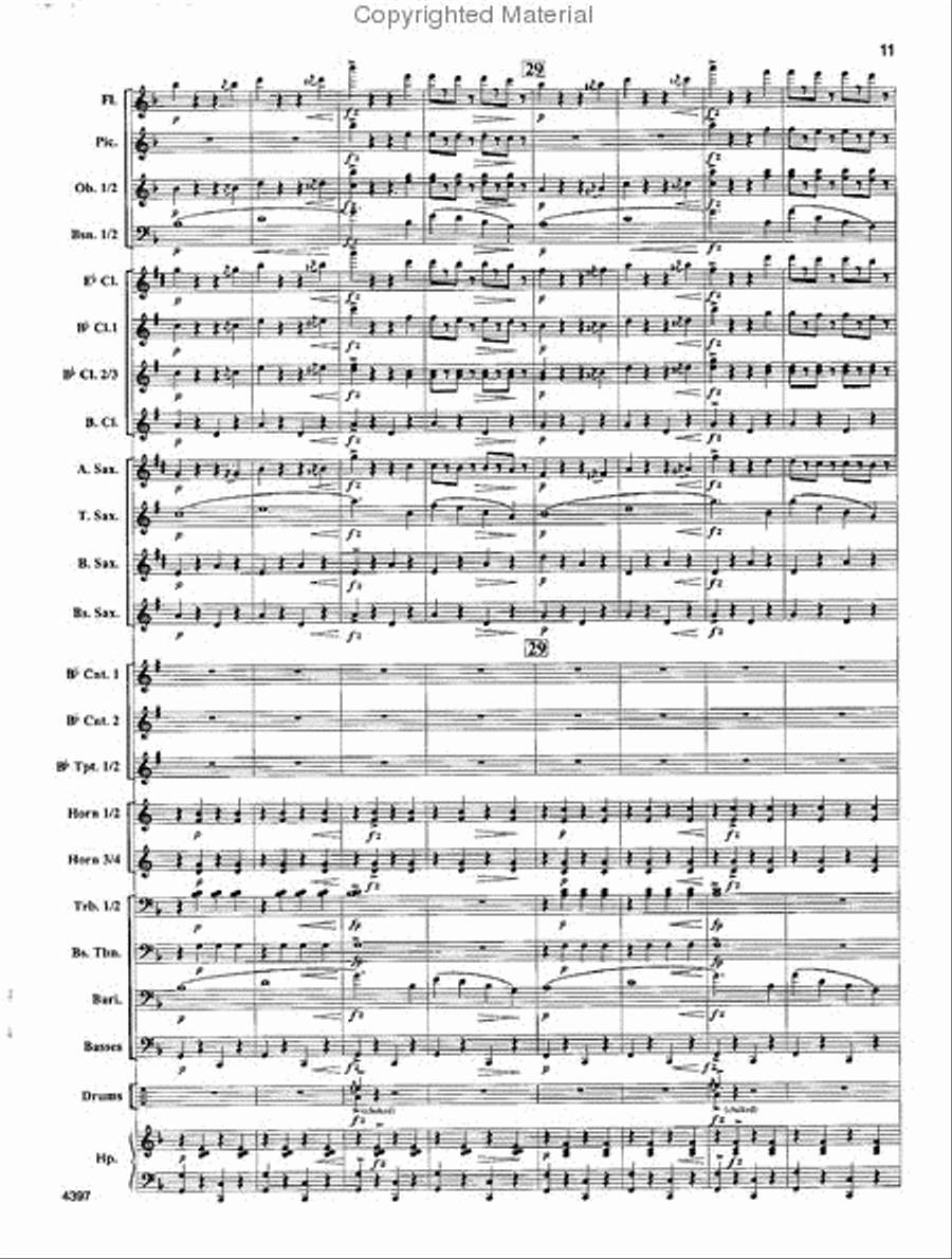 Manhattan Beach Concert Band scores gallery preview page 5
