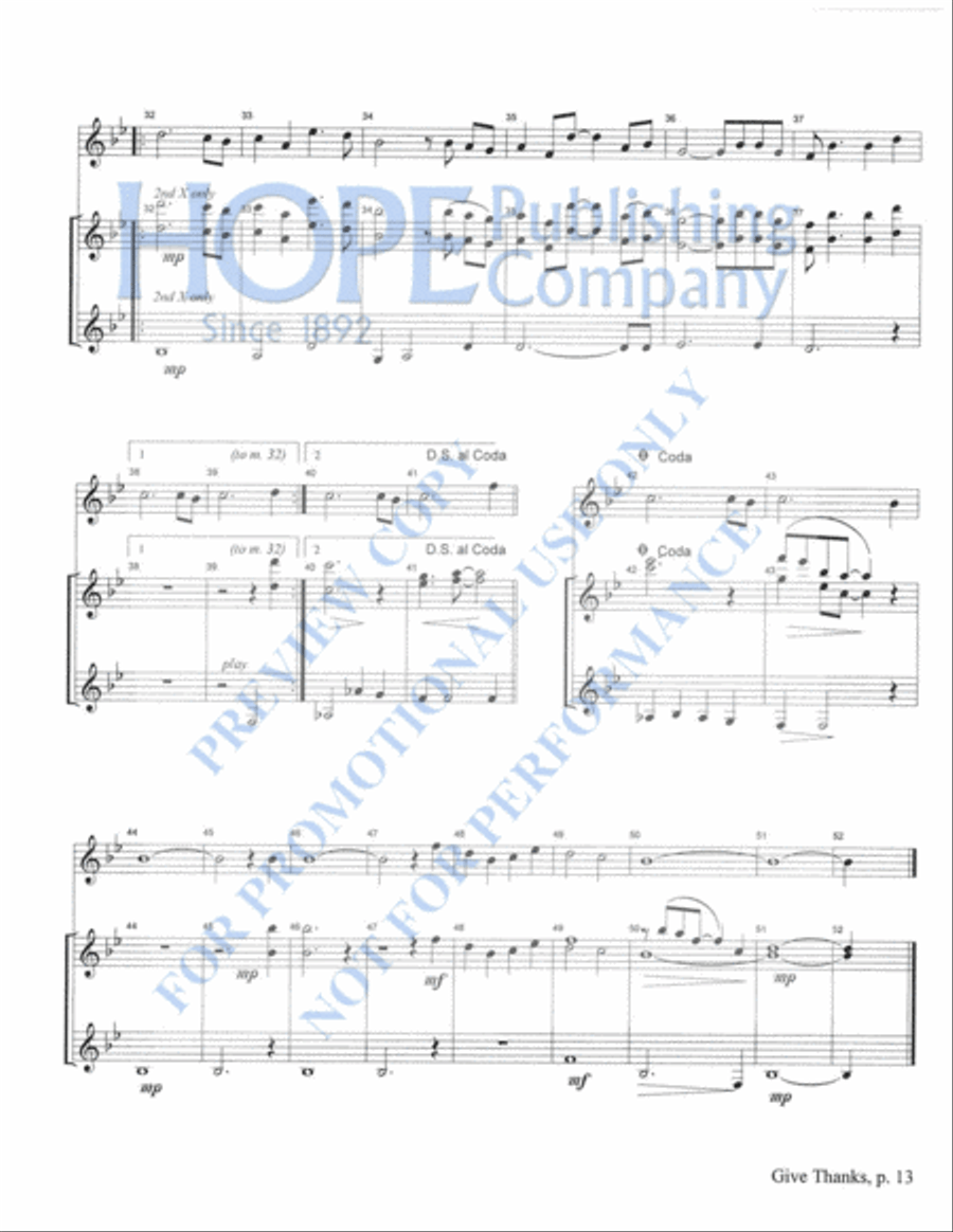 Praise Him with Instruments Orchestra scores gallery preview page 16