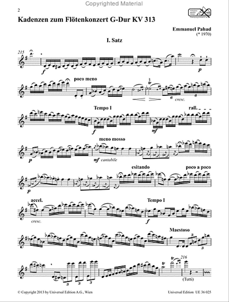 Cadenzas