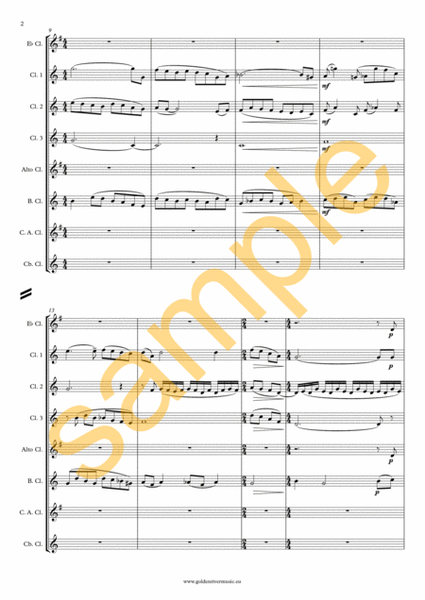 Cinema Paradiso - clarinet choir