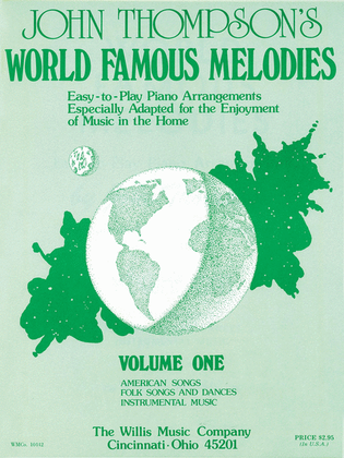 Book cover for World Famous Melodies - Book 1