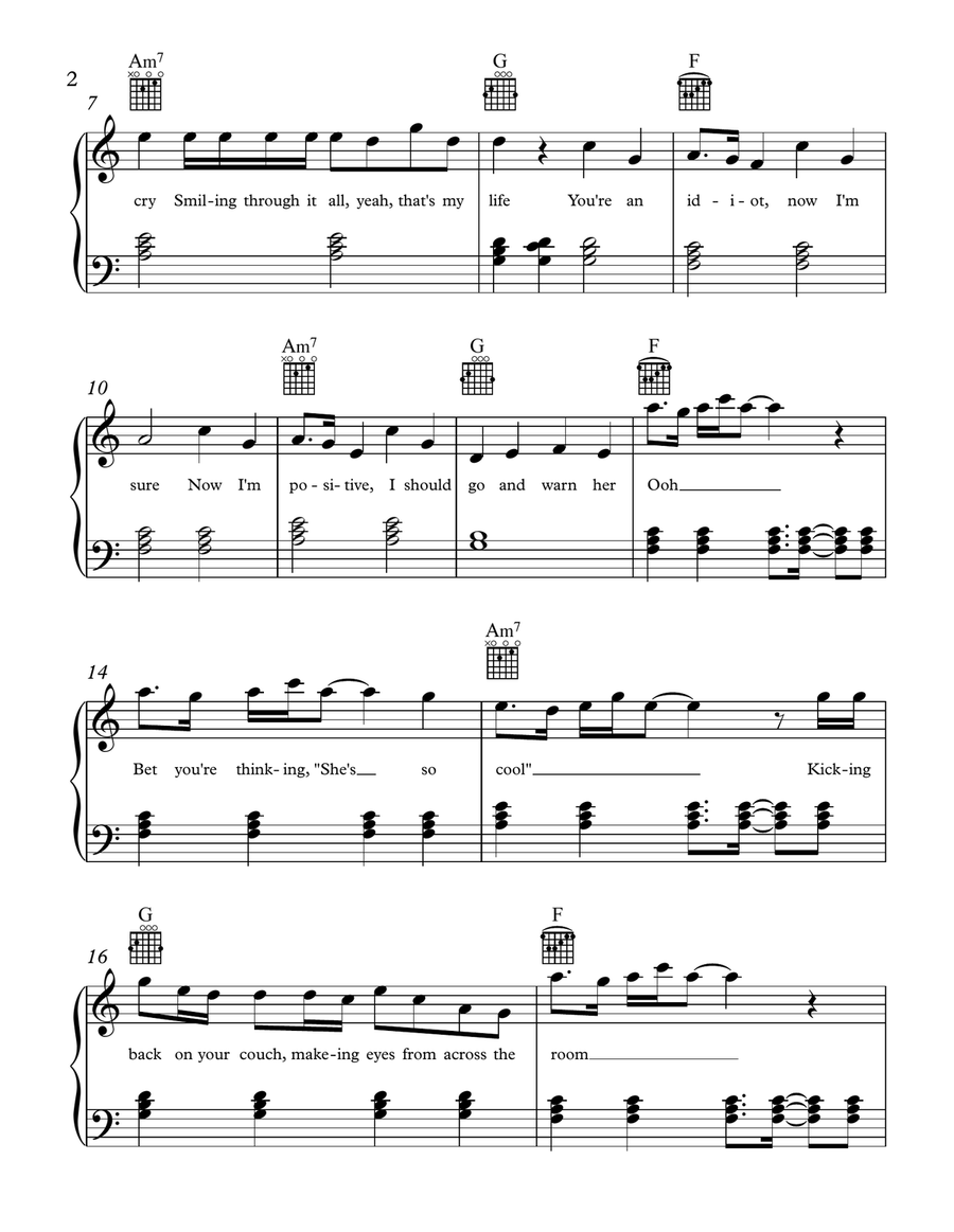 That's So True Piano, Vocal scores gallery preview page 2
