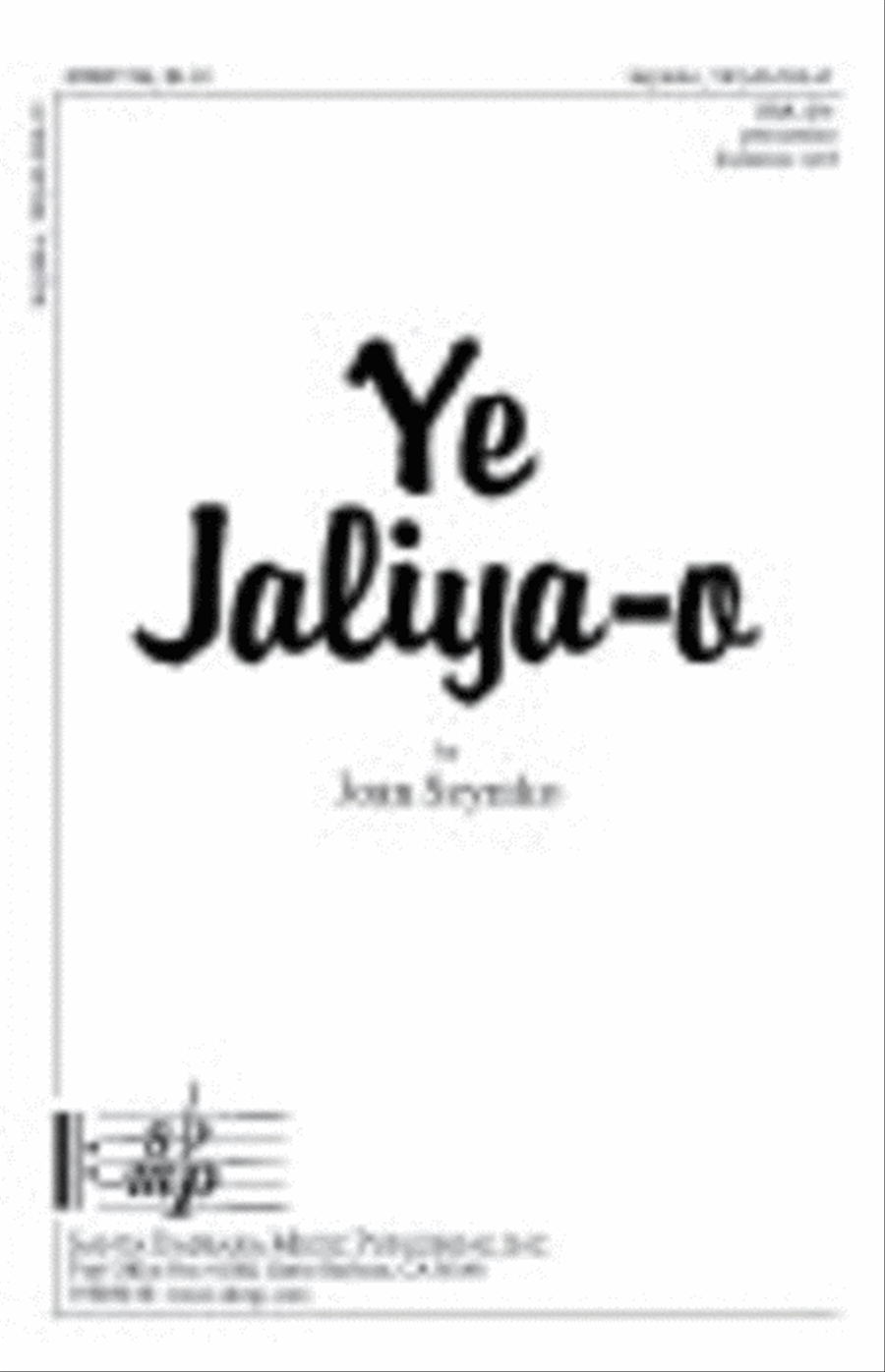 Ye Jaliya-o - Percussion part