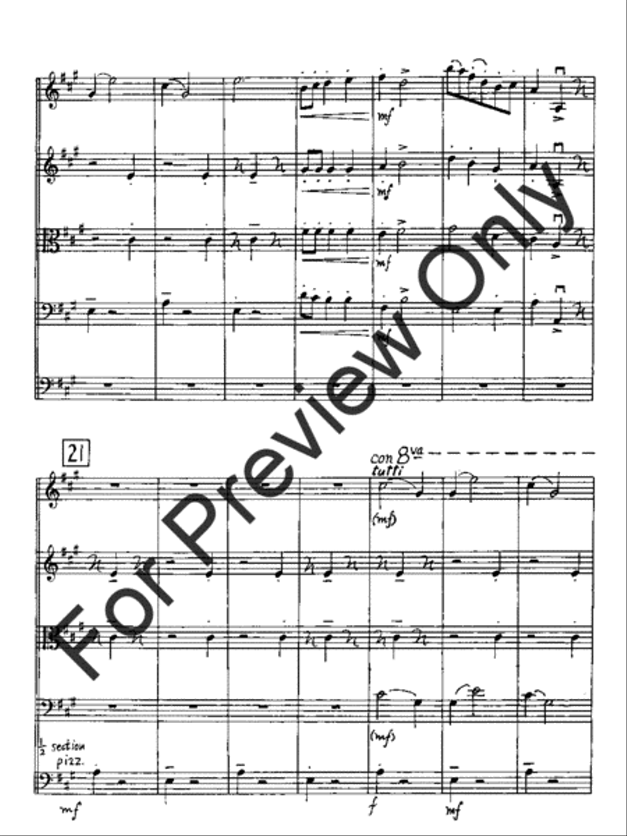 Suite for String Orchestra (Score) String Orchestra scores gallery preview page 6