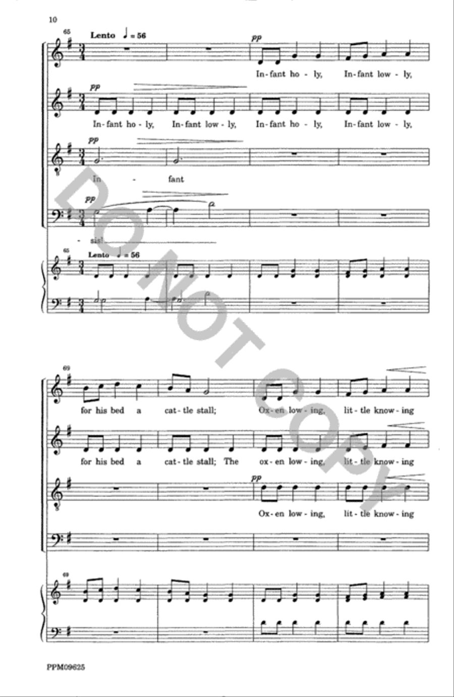 A Christmas Garland--SATB image number null