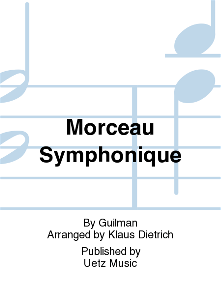 Morceau Symphonique Orchestra scores gallery preview page 1