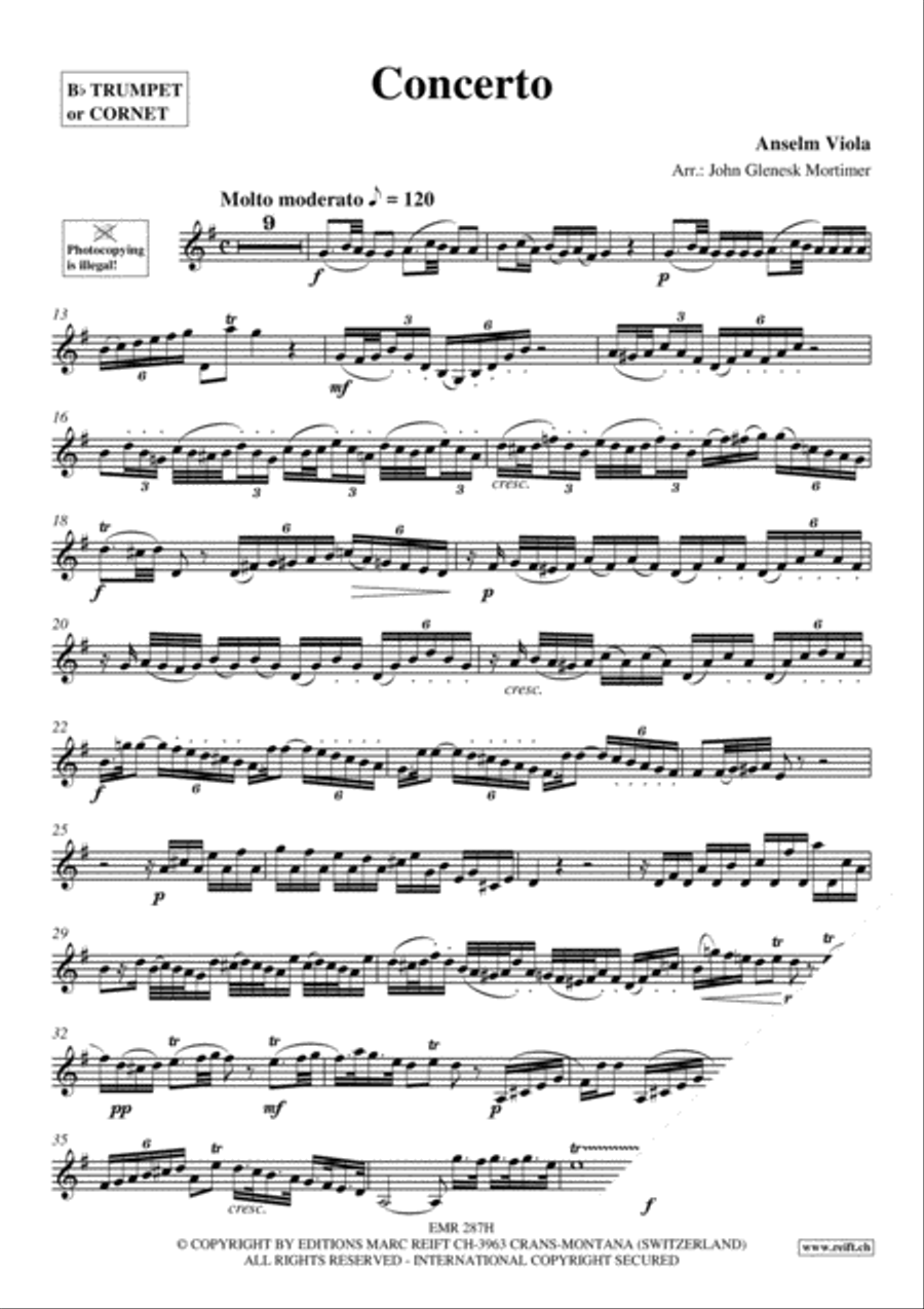 Concerto Cornet scores gallery preview page 3