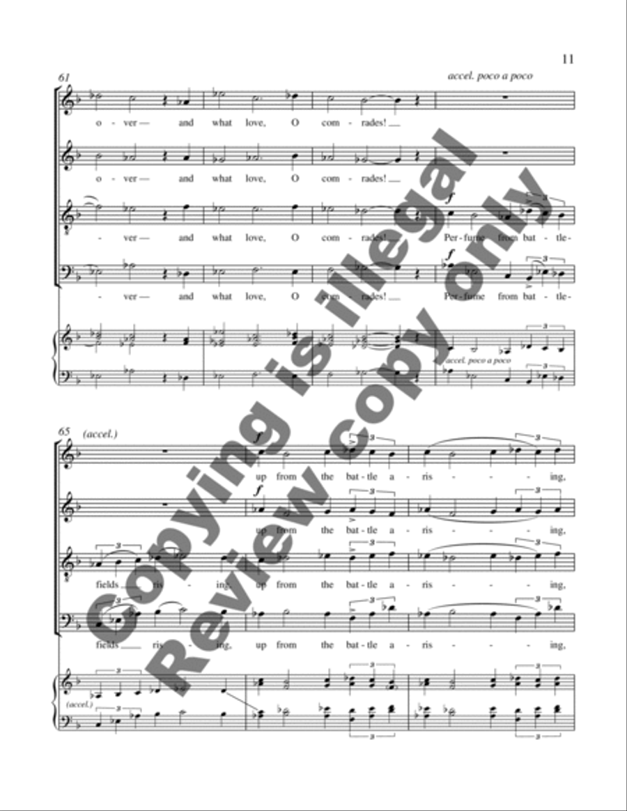 Ashes of Soldiers 4-Part scores gallery preview page 11