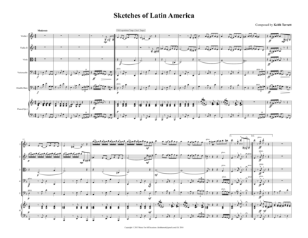 Sketches of Latin America for String Orchestra image number null