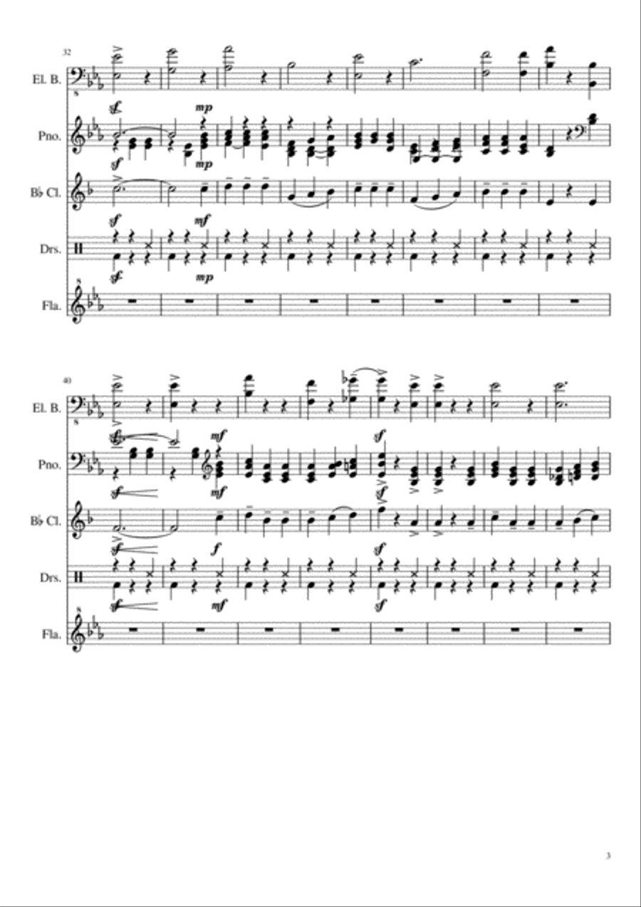 10,000 Reasons (Bless The Lord) Small Ensemble scores gallery preview page 3